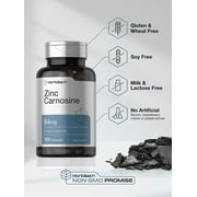 Zinc Carnosine 84mg | 150 Capsules | Non-GMO and Gluten Free | by Horbaach