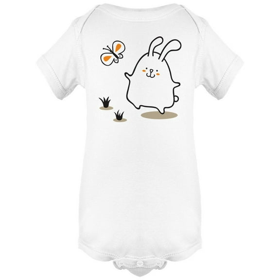 Easter Bunny And Butterfly Bodysuit Infant -Image by Shutterstock, Newborn