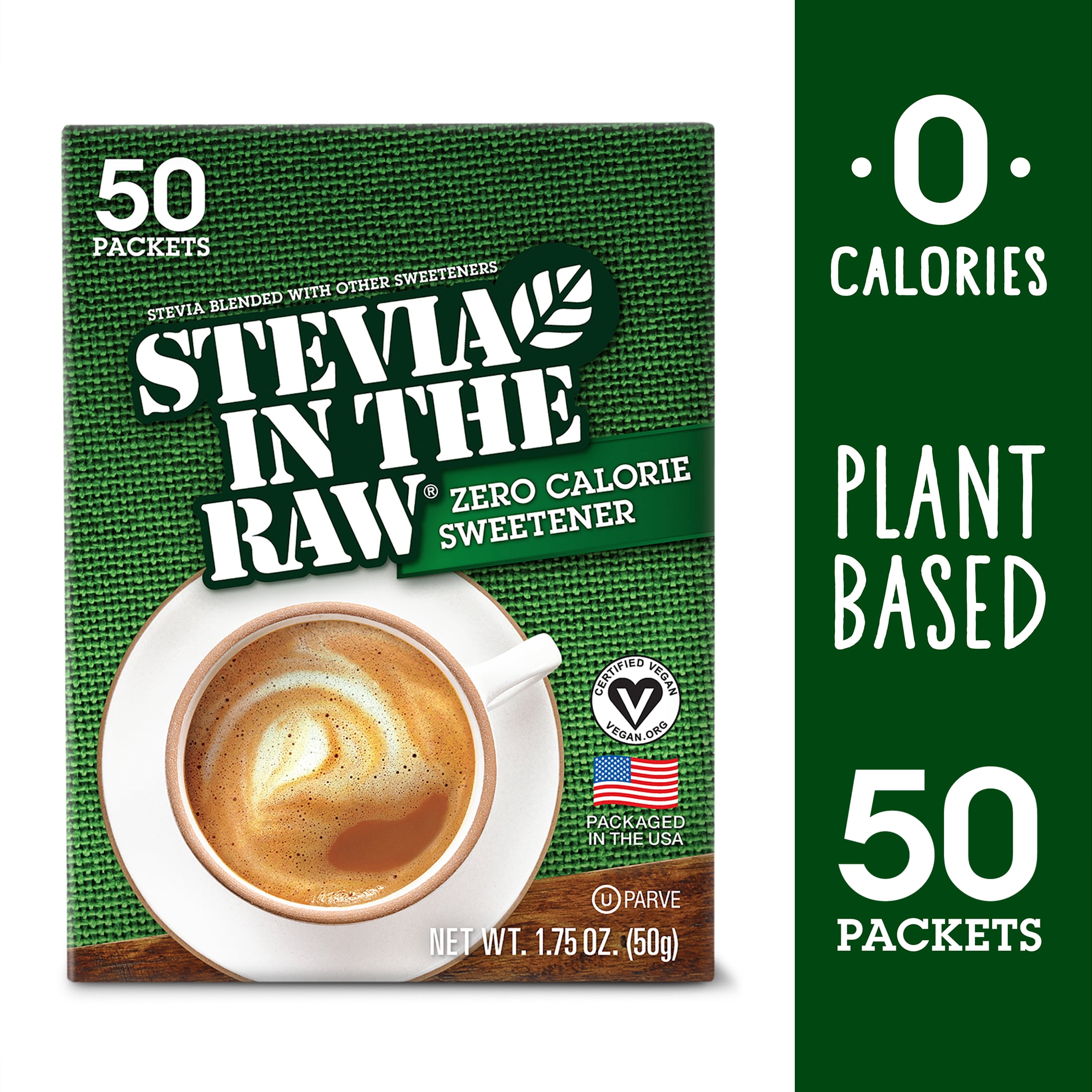 Stevia In The Raw Zero Calorie Sweetener, 50 count, 1.75 oz