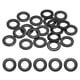 thumbnail image 1 of Uxcell Paquete de 20 Arandelas Planas M10, Arandelas de Acero Inoxidable 304 de 20mm OD 2mm de Grosor para Tornillos y Tuercas [Galvanizado Negro], 1 of 6