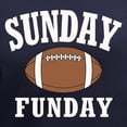 thumbnail image 3 of CafePress - Sunday Funday T Shirt - Women's V-Neck Dark T-Shirt, 3 of 4