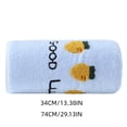 thumbnail image 3 of Kyusrd Velvet Hand Towels for Bathroom,Cotton Soft Absorbent Decorative Hand Towel for Face Spa Bath Gym Kitchen,Blue,34x74cm, 3 of 6