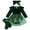 Dark Green, variant on YWIYIUD Toddler Baby Girl Christmas Sets InfantRuffle Long Sleeve Layered Tutu Romper Dress with Socks Headband Holiday Party Princess Dresses Fall Winter Clothes My First Christmas Outfit 6-9 Months