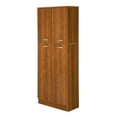 thumbnail image 2 of South Shore Axess 4-Door Storage Pantry, in Morgan Cherry, 2 of 10