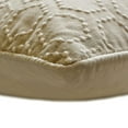 thumbnail image 2 of The HomeCentric Toss Pillow Covers Linen Embroidered Throw Pillow Cover Geometric Couch Cushion Covers 18 x 18 Natural Linen Pillows Beige Pillow Covers Pack of 2 18x18 inch (45x45 cm) - Fresh Linen, 2 of 3