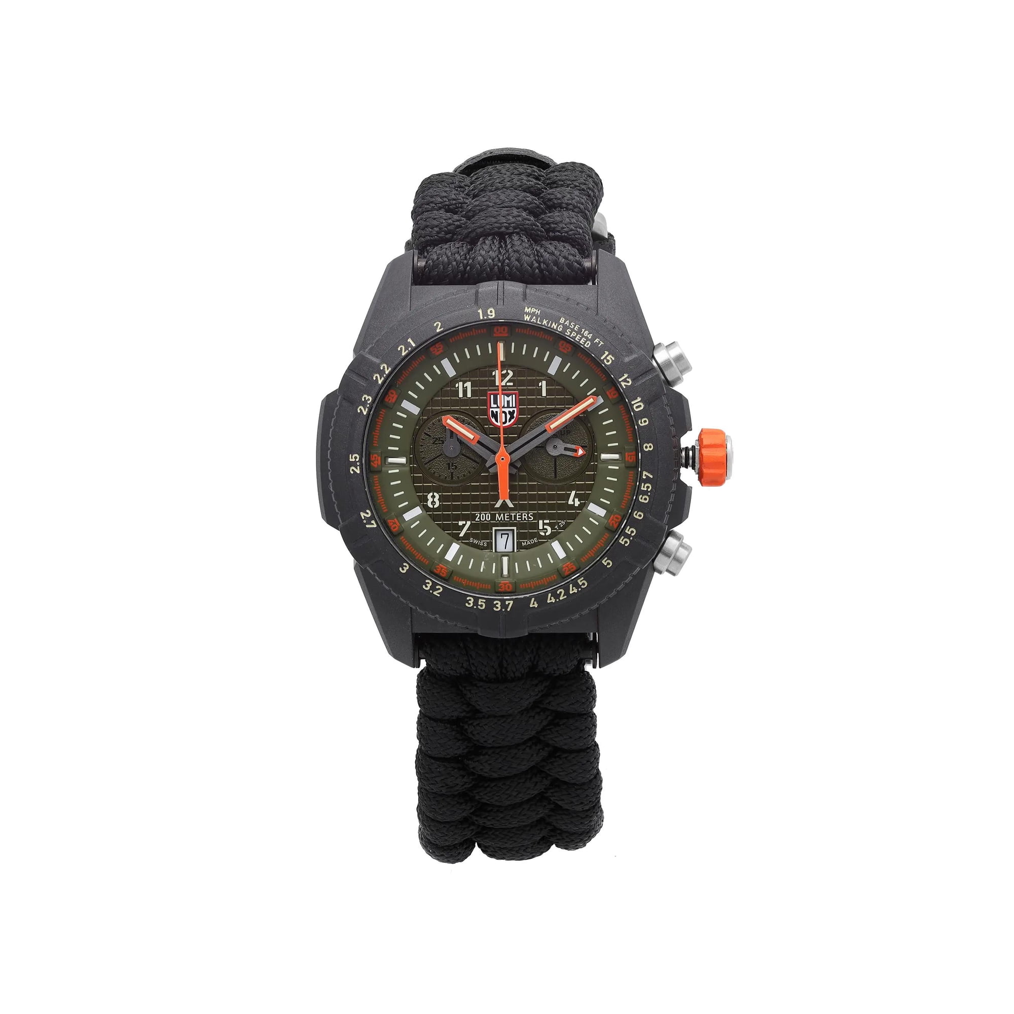 New Luminox Bear Grylls Chronograph 45mm Green Dial Mens Quartz Watch XB.3798.MI