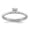 White, variant on Diamond2Deal 14k White Gold Lab Grown Diamond Solitaire Complete Engagement Ring for Women Size- 7
