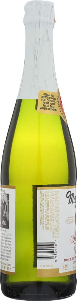 Martinelli's Gold Medal Sparkling Apple Cider Juice, 25.4 oz (8 Bottles)