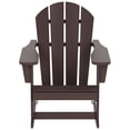 thumbnail image 4 of Polytrends  Laguna Hdpe All Weather Outdoor Patio Rocking Chair Dark Brown, 4 of 5
