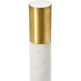 thumbnail image 4 of Modern Marble Paper Towel Holder with Brass Accent Band, White, 4 of 4
