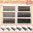 thumbnail image 6 of Eyelash Clusters 30D+40D+50D+60D+80D+100D Lash Clusters Wispy Individual Lashes 480PCS D-curly Lash Extension 10-16MM Natural Lashes Clusters DIY Cluster Eyelash Extensions for Beginners, 6 of 7