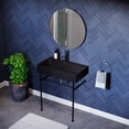 thumbnail image 3 of Claire 30 Ceramic Console Sink White Basin Chrome Legs, 3 of 7