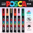 thumbnail image 1 of 7color Uni Posca Marker Pen Set Pc-1m Pc-3m Pc-5m Pop Advertising Poster Graffiti Note Pen Painting Hand-paintedpc-1m 7 Colors, 1 of 4