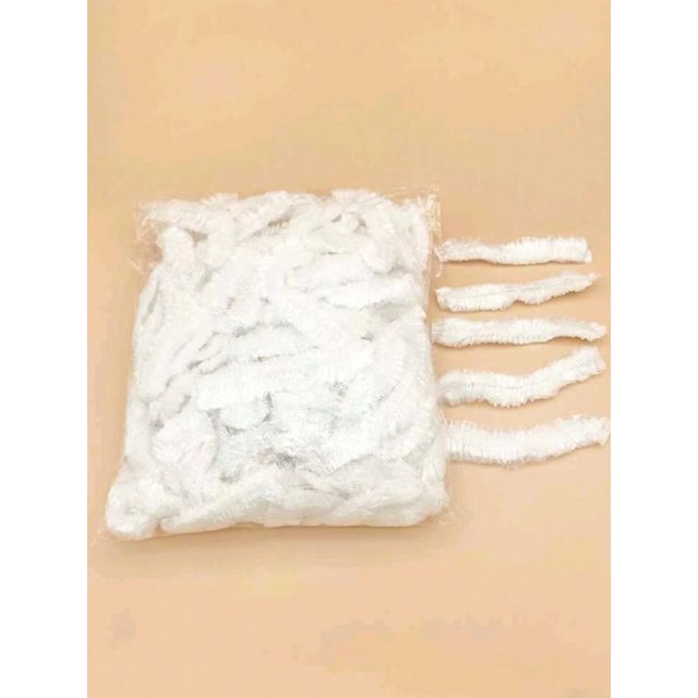 100pcs ,Shower cap Thickened hair cover women's waterproof bath kitchen grease cap Beauty salon treatment hair color oil treatment head cover