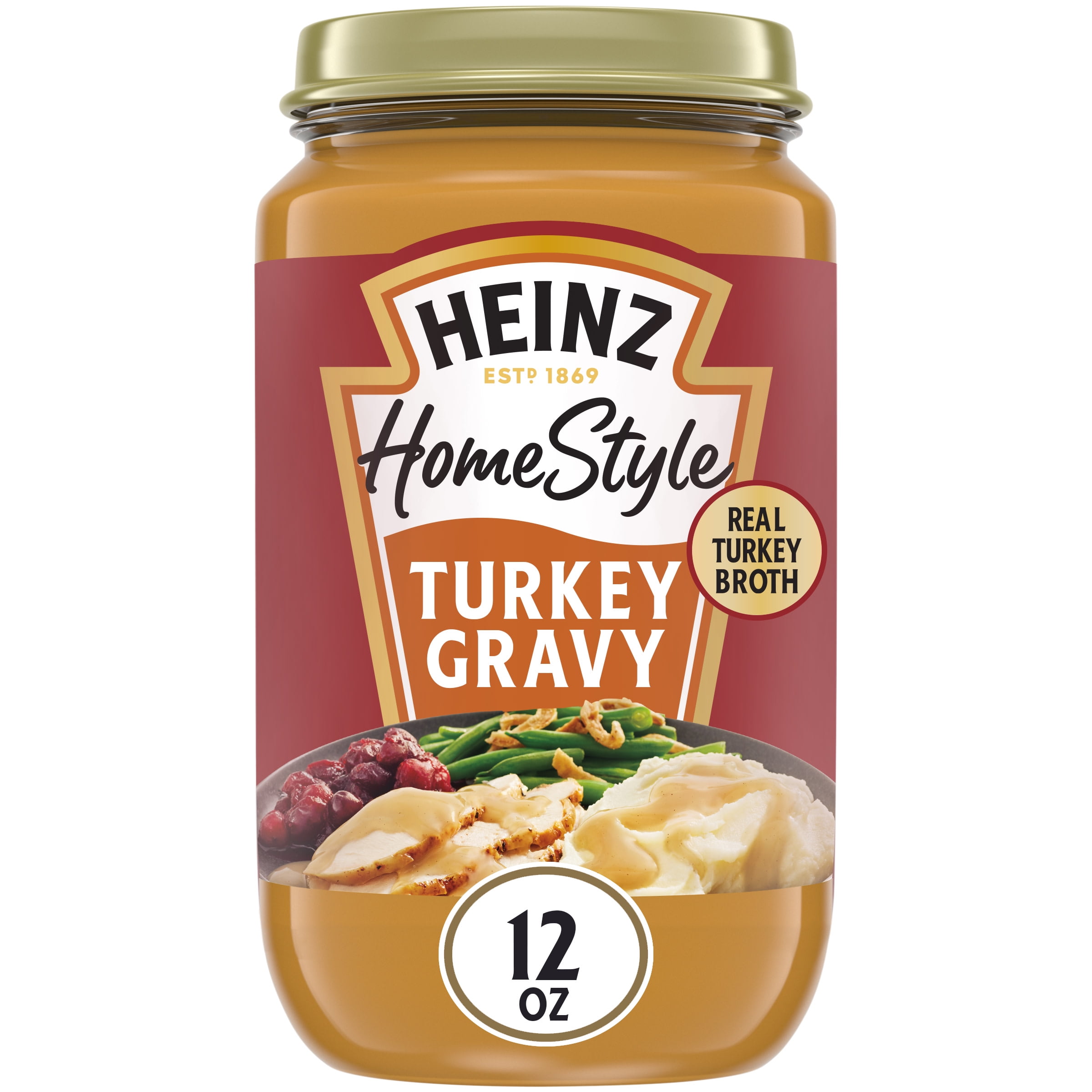 Heinz HomeStyle Turkey Gravy 12 Oz Jar Walmart heinz-homestyle-turkey-gravy-12-oz-jar-walmart