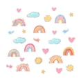 thumbnail image 1 of Rainbow Suncatchers Stickers for Windows Glass Door Anti-Collision Window Stickers for Birds Cloud Prismatic Vinyl Window, 1 of 5