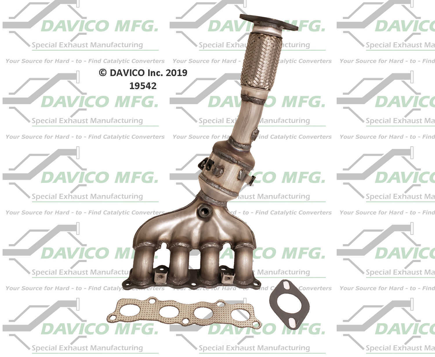 Davico Mfg 19542 Direct-Fit Catalytic Converter