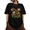 Black, variant on UNISHE Women's Aesthetic Botanical Graphic Tee - Vintage Floral Print Short Sleeve Crewneck T-Shirt Casual Summer Top