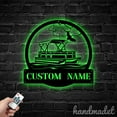 thumbnail image 3 of Handmadetneonsign Pontoon Boat Metal Wall Art Light, Boat Metal Sign Wall Decor, Sailor House Metal Decor 50356, 3 of 5