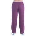 thumbnail image 2 of 24seven Comfort Apparel Plus Size Waffle Fabric Drawstring Lounge Plus SizePants, 2 of 4