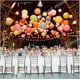 thumbnail image 4 of Pantalla redonda de papel blanco linterna estilo clásico de bambú acanalado pantalla decoración para decoración de bodas de jardín de fiesta (30cm, 12 y quot;) Feliz Sencillez, 4 of 5
