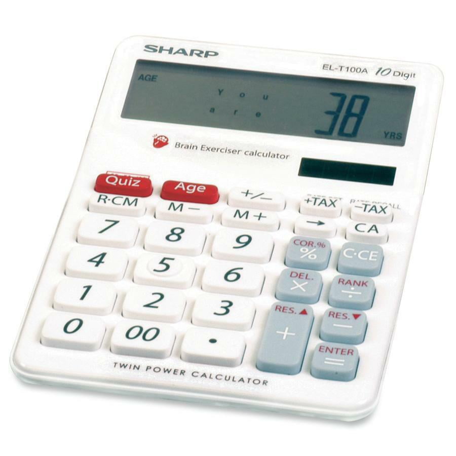Sharp Calculators Brain Exerciser Calculator