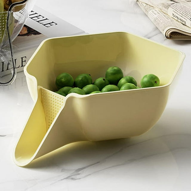 Cesta de Lavado de frutas y verduras perfecl Colador de cocina Cesta de drenaje del fregadero