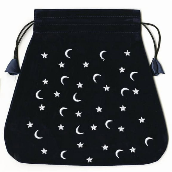 Bolsas de Lo Scarabeo Tarot Bags From Lo Scarabeo: Moon and Stars Velvet Lo Scarabeo Bag (Other)