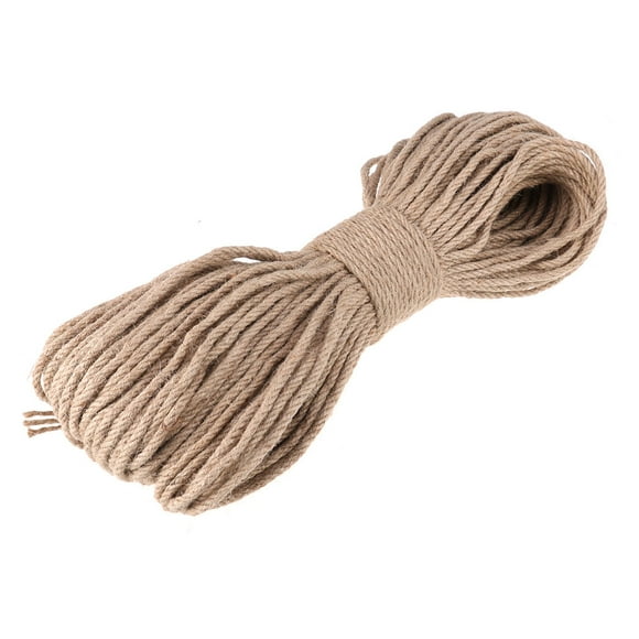 OULII Jute Rope for Crafts Jute Rope String Natural Color for Creative 1Set