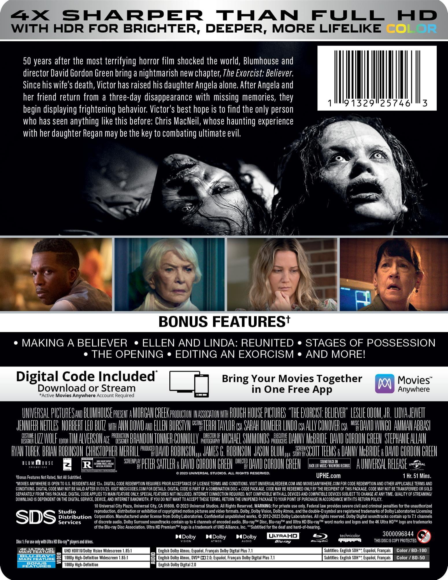 The Exorcist: Believer (Steelbook) (4K Ultra HD + Blu-ray +