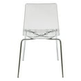 thumbnail image 4 of Coastal Dining Chairs - Set of 2, Modern Design, Chrome Legs, Stylish Accent Seating, 33" Height, 4 of 8