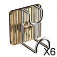 thumbnail image 1 of 6x Ganchos para Lavabo, Colgador para Lavabo de Baño para Niños, Estante de Almacenamiento, Ganchos para Abrigos Multifunción de Alta Resistencia, Gan 6 piezas, 1 of 10