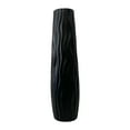 thumbnail image 1 of Jarrón de piso alto, florero, elegante, moderno, rústico, minimalista, regalo, decoración del hogar para Negro, 1 of 9