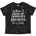 thumbnail image 3 of Inktastic Future Lawyer Like Daddy Boys or Girls Toddler T-Shirt, 3 of 5