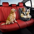 thumbnail image 6 of Red Car Seat Covers for Hyundai Tucson 2005-2026 Car Seat Cover , Waterproof Leather, 5 Piece Full Set, Easy to Clean and Install, Wear Resistance, Beautify Interior, 6 of 7