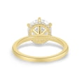 thumbnail image 5 of ESTE ORIGIN 2.50Ct Round Cut Lab-Grown Diamond Solitaire Engagement Ring – 6 Claw Hidden Halo in 18K Yellow Gold for Women, 5 of 7