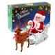thumbnail image 4 of Papá Noel trepando cuentas, escaleras eléctricas con música, ciervos tirando de carros, regalos creativos de Navidad, adornos navideños lindos, 4 of 5