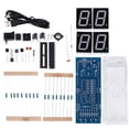 thumbnail image 4 of MasteelfCA 1Set SCM LED Digital Clock Unassembled Components Single Chip Microcomputer Clock Microchip Clock (White), 4 of 7