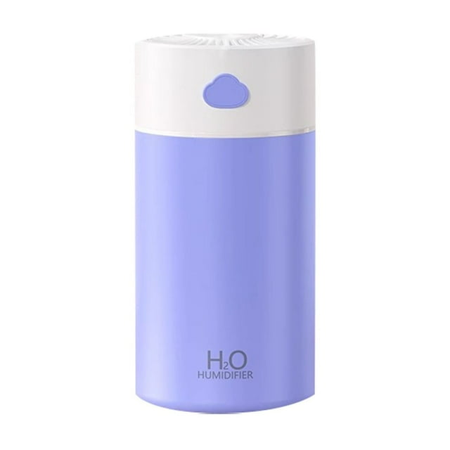 Mini Portable Humidifier - Top-Filling Design Auto Shut-Off, Silent Operation Soft Night Light, Optional Filter, Suitable for Bedroom Nursery Car Home