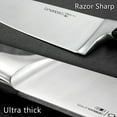 thumbnail image 4 of Linoroso 8 inch Chef Knife Sharp Forged German Carbon Stainless Steel Kitchen Knife with Elegant Gift Box, 4 of 8