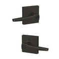 thumbnail image 2 of SCHLAGE F51A ELR 716 COL Eller Lever with Collins Trim Keyed Entry Lock, Aged Bronze, 2 of 6