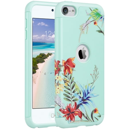 - iPod Touch 6th Generation Case, iPod Touch 5th Generation Case,ULAK Dual Layer Soft Silicone Rubber Case Protective PC Cover For Apple iPod Touch 5th Gen/6th Gen