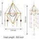 thumbnail image 4 of Moyic Crystal Sun Catcher Star Geometric Window Hanging Pendant Pulido Puerta de fiesta de moda para Home Garden Balcón Decoración del hogar Moyic HA062268-00B, 4 of 6