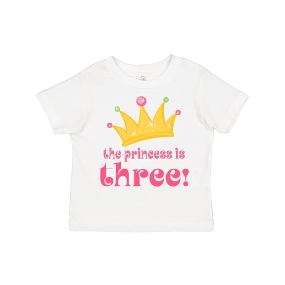 Inktastic 3rd Birthday Princess I'm Three Girls Toddler T-Shirt