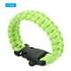 thumbnail image 3 of Pulseras de paracord de supervivencia Uxcell, pulsera de paracord trenzada, verde claro, 3 of 5