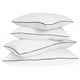 thumbnail image 2 of TESSO HOME Almohadas Relleno Semi Firme Telas Suaves y Transpirables Lavable Tamaños Estándar y King Size 100% Microfibra (2 Almohadas Estándar & 2 Almohadas King Size Negro), 2 of 8