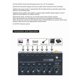 thumbnail image 3 of Professional Audio Mixer Stereo 4 Channel Audio Mixer for DC 5V Mixer for Recording Studio Console Stage Amplifiers, 3 of 4