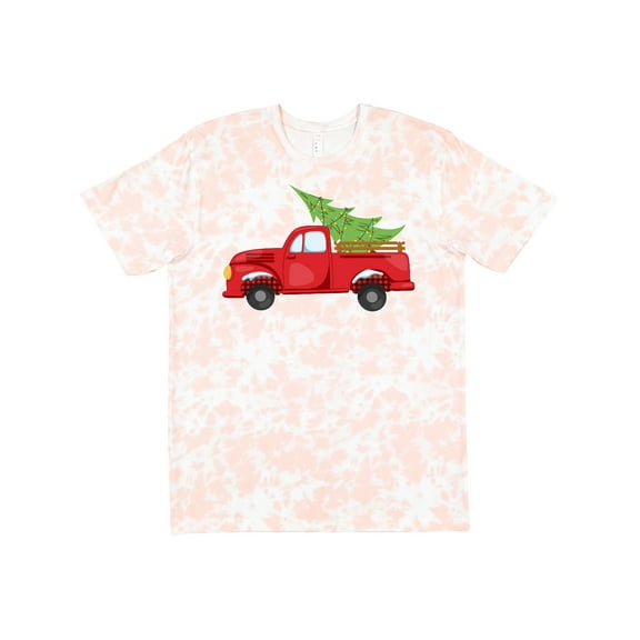Inktastic Christmas Vintage Truck with Christmas Tree T-Shirt