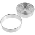 thumbnail image 2 of 12pcs Stainless Steel Muffin Rings Mousse Rings Non Stick Crumpet Saucing Rings, 2 of 9