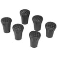 thumbnail image 1 of Extremos de goma para bastones de trekking y caminatas, perfectos para aventuras de senderismo, compatibles con bastones de trekking Juego de 6 puntas para bastones de senderismo, 1 of 5
